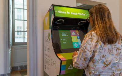 Une borne d’arcade Projet Voltaire à Villers-Cotterêts